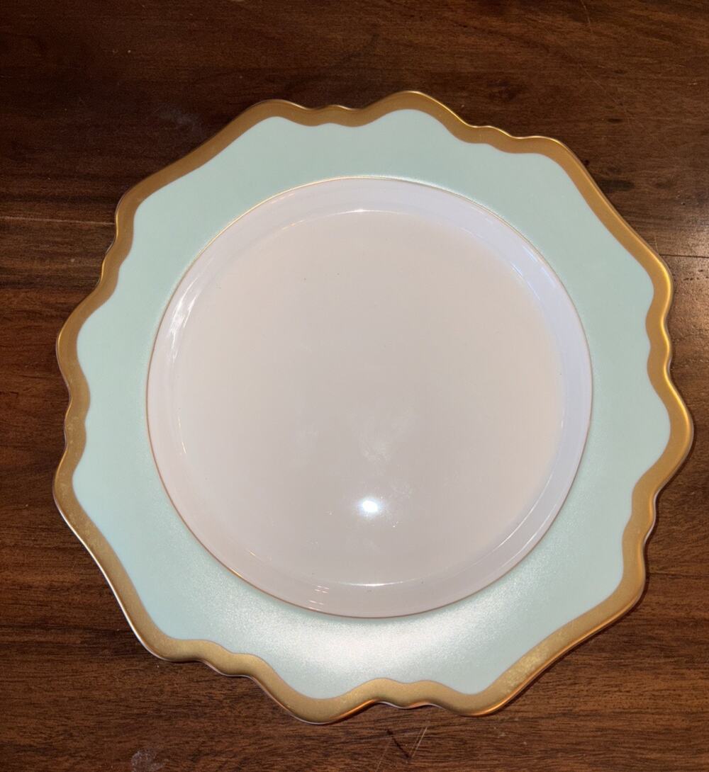 ANNA WEATHERLEY ANNA'S PALETTE -AQUA - BREAD & BUTTER PLATE - 6 3/4" 1206G